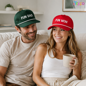 Custom 5-Panel Family Set Snapback Caps with Embroidery