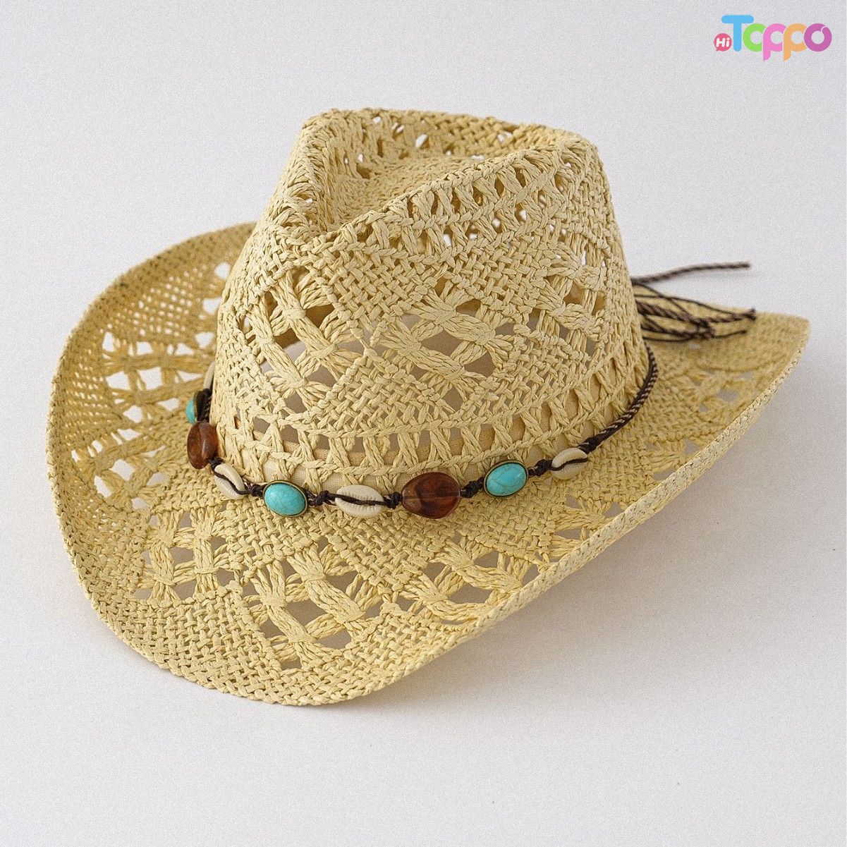 Hollow Out Western Cowboy Straw Hat