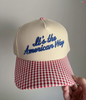 Custom USA Independence Day Baseball Caps with Embroidery
