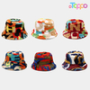 Women’s Creative Rainbow Print Bucket Hat Autumn & Winter Fashion Outdoor Hat
