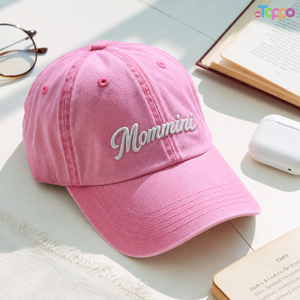 Custom Mother's Day Washed Vintage Baseball Caps with Embroidery LOGO