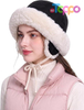 Hot Sale Winter Furry Bucket Hat Faux Fur Cloche Hat with Fleece Lining
