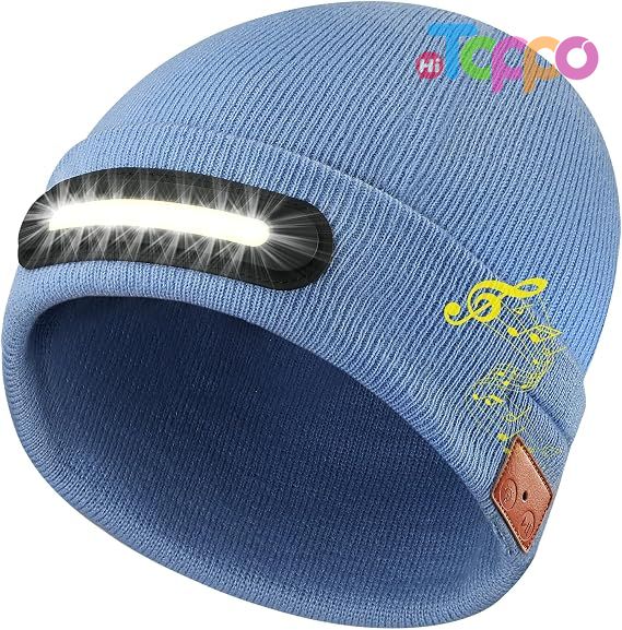 Wholesale Bluetooth Beanie with Light Musical Knit Hat with Wireless Headphone