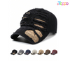 Hot Sale Adjustable Brim Outdoor Unisex Vintage Letter Print Sun Hat 