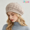 Winter Block Fuzzy Women's Vintage Knit Beret Thick Warm Fleece Lined Ear Flaps Beanie 