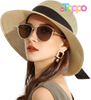 Hot Sale Wide Brim Foldable Beach Hats UV UPF 50+ Summer Sun Travel Hat 