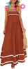  Casual Women's Summer Spaghetti Strap Boho Maxi Dress