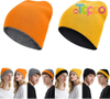 Winter Reversible Skull Caps Reversible Beanie with -Double Side Warm Fisherman Beanie