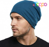 Custom Cotton Thin Slouchy Beanie Hat for Men Women Stretch Skull Cap