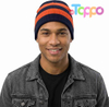 Hot Sale Unisex Striped Knit Beanie Hat