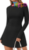 Custom 2026 Fall Mini Dresses Long Sleeve Bodycon Y2K Dress