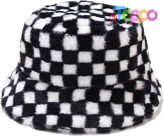 Wholesale Winter Faux Fur Fuzzy Bucket Hat Fluffy Warm Hat 