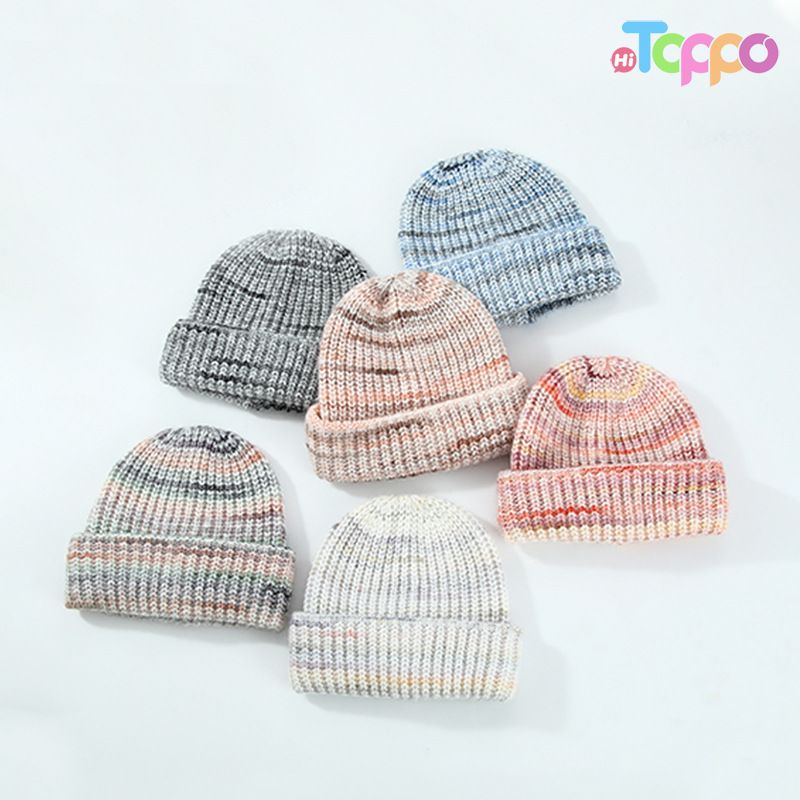 Hot Sale Multicolor Cuffed Winter Beanie Warm Earflap Knit Hat 