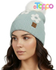 Hot Sale Ultra Soft Chenille Faux Fur Pom Pom Winter Hats Warm Ski Cap