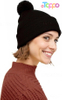  Custom Women Winter Cozy Acrylic Knit Beanie Hat with POM POM