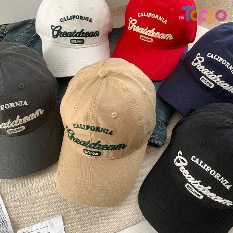 California Embroidered Baseball Cap | Soft Top Cotton Dad Hat | Vintage Adjustable Unisex Sun Hat