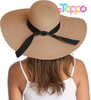 Wide Brim Big Floppy Foldable Roll up Cap UPF 50+ Beach Sun Hat 