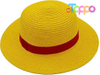Custom Yellow Strawhats with String Summer Beach Hats Memfish Straw Hat 