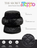 Winter Fur Bucket Hat for Women Winter Fluffy Plush Fisherman Cap