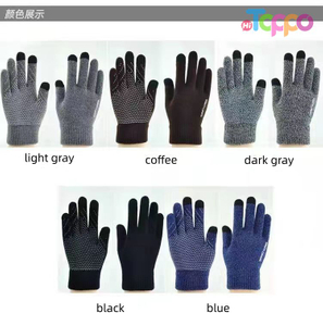 Custom Winter Gloves Upgraded Touch Screen Texting Warm with Thermal Soft Knit Lining