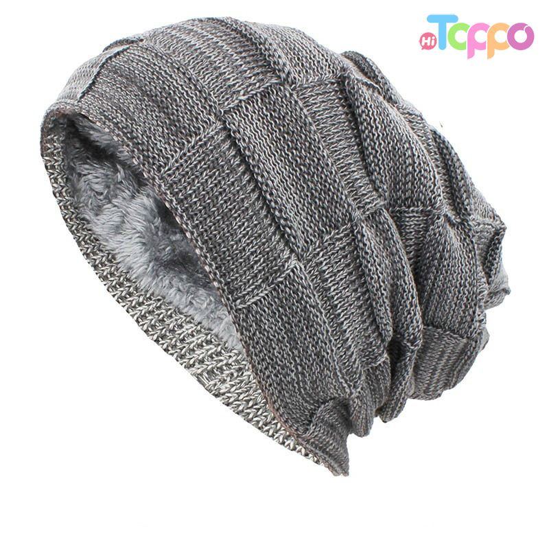 Winter Outdoor Lined Knit Warm Thick Stocking Binie Hat Cool Beanies Mens 
