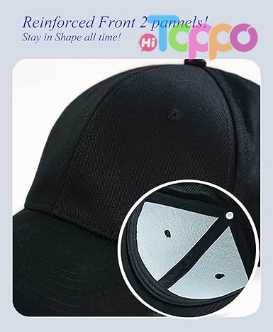 Vintage Adult Classic Adjustable Size Plain Baseball Cap Hat 