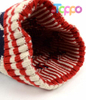 Classical American Flag Knit Pom Beanie Ski Hat with Stars