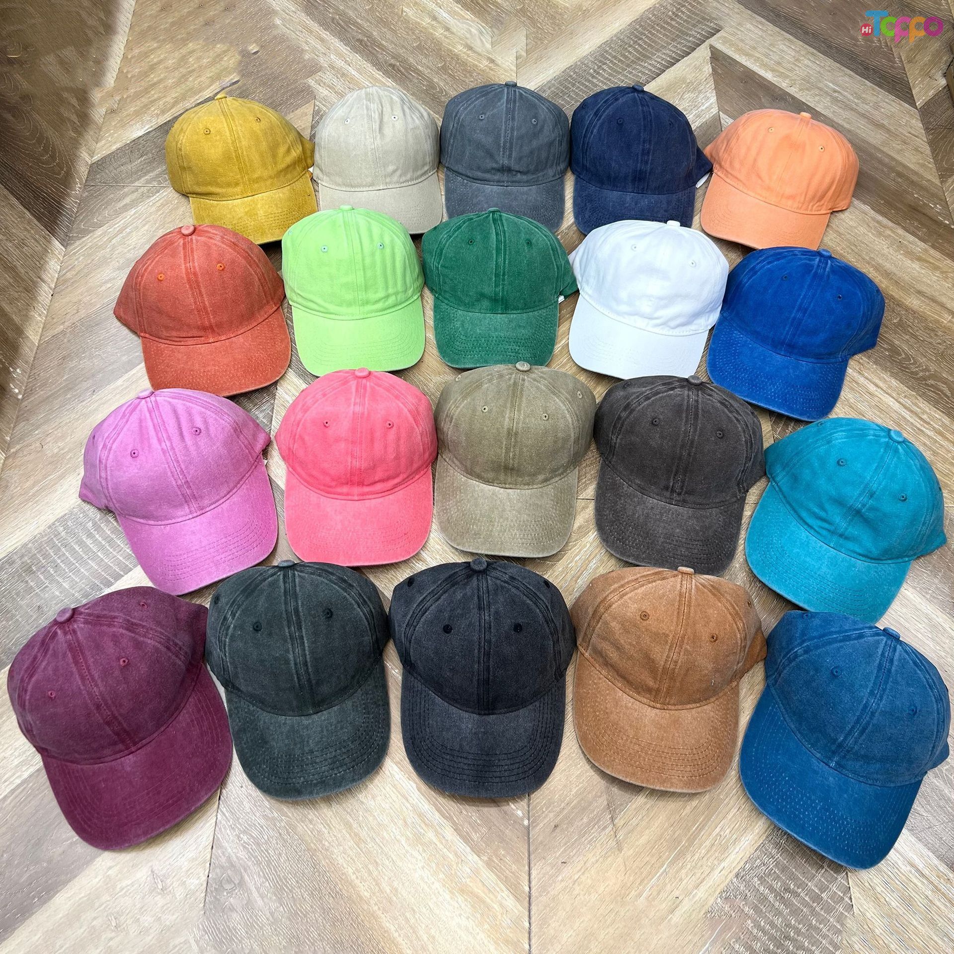 Washed Cotton Plain Baseball Vintage Adjustable Dad Hats 