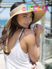 Hot Sale Wide Brim Hat Roll-up Straw Sun Visor Hat for Women 