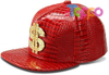 Hip Hop Flat-Brimmed Rock Adjustable Snapback Hat for Men and Women