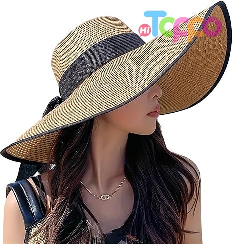 Hot Sale UPF 50+ Roll Up Wide Brim Women Sun Straw Hat 