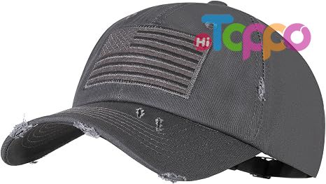 American Flag USA Army Tactical Operator Military Plain Dad Hat Baseball Cap