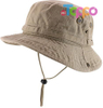 Big Oversized Jungle Boonie Bucket Hat with Chin String Fits Upto XXXL
