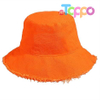 Casual Vacation Travel Accessories Wide Brim Cotton Bucket Hat 