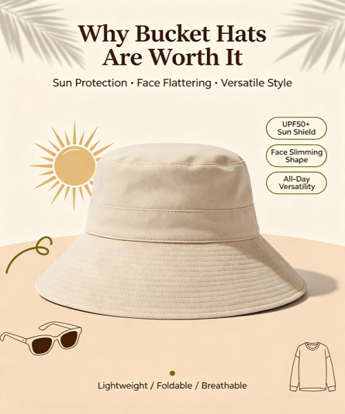 Bucket Hats Decoded: UPF 50+, Face-Shaping, All-Season—3 Buyer Metrics