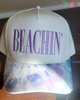 Custom Tie-Dye Brim Cotton Summer Embroidered Beachin Baseball Caps