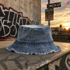 Washed Vintage Denim Bucket Caps