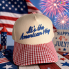 Custom USA Independence Day Baseball Caps with Embroidery