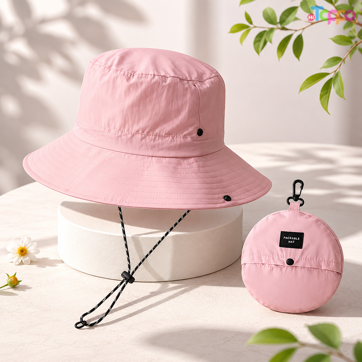 Custom Summer Foldable Lightweight Packable Bucket Hat