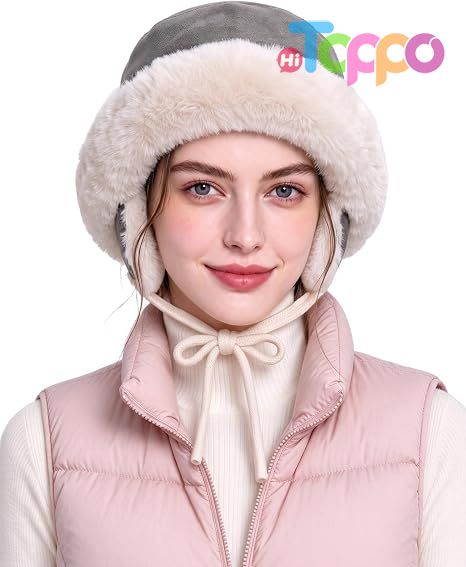 Hot Sale Winter Furry Bucket Hat Faux Fur Cloche Hat with Fleece Lining