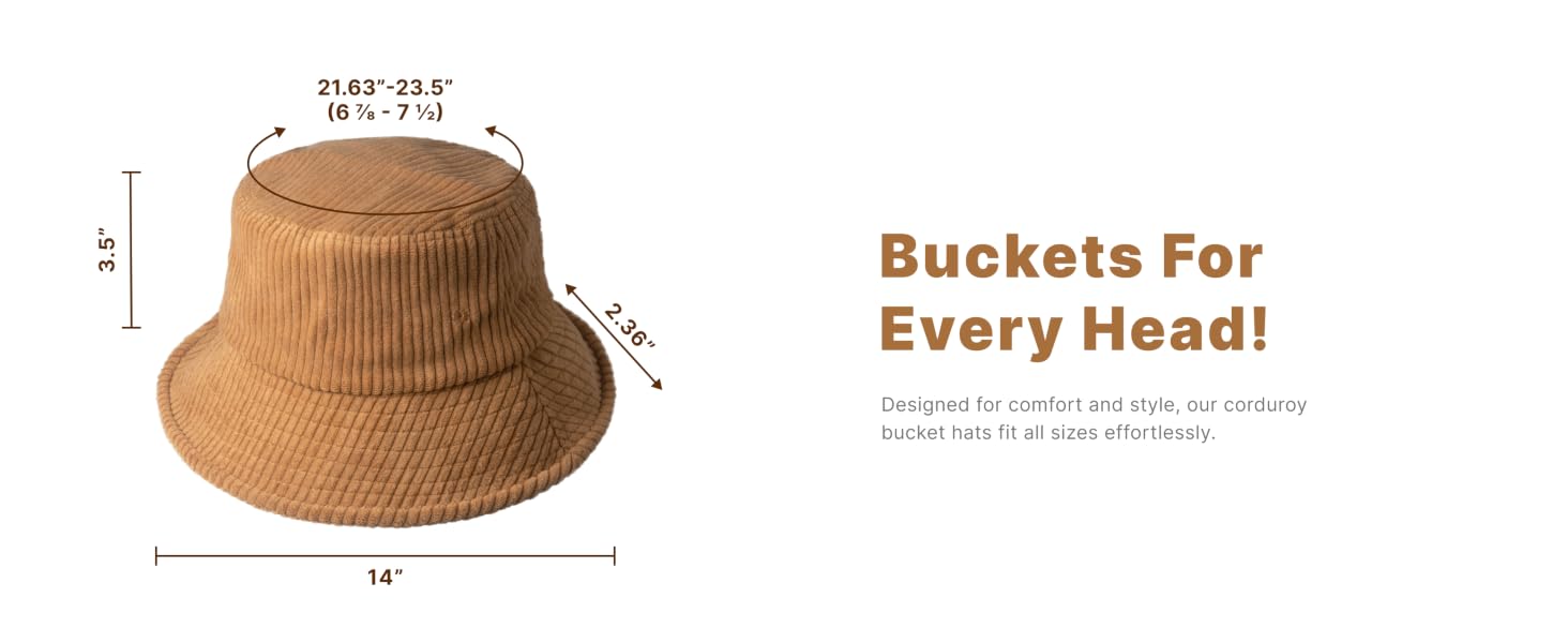 corduroy bucket hat