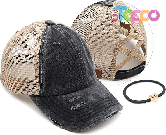 High Bun Ponytail Adjustable Glitter Mesh