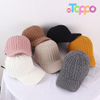 Hot Sale Winter Warm Knit Visor Beanie Newsboy Cap Cold Weather Winter Hat