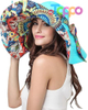 Summer Foldable Floppy Sun Reversible Vacation Beach Wide Brim UPF 50+ Fishing Bucket Hat