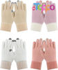 Winter Warm Touchscreen Texting Fleece Lined Knit Gloves 4 Pairs Set