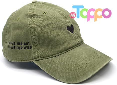 Embroidered Brushed Cotton Women’s Baseball Hat