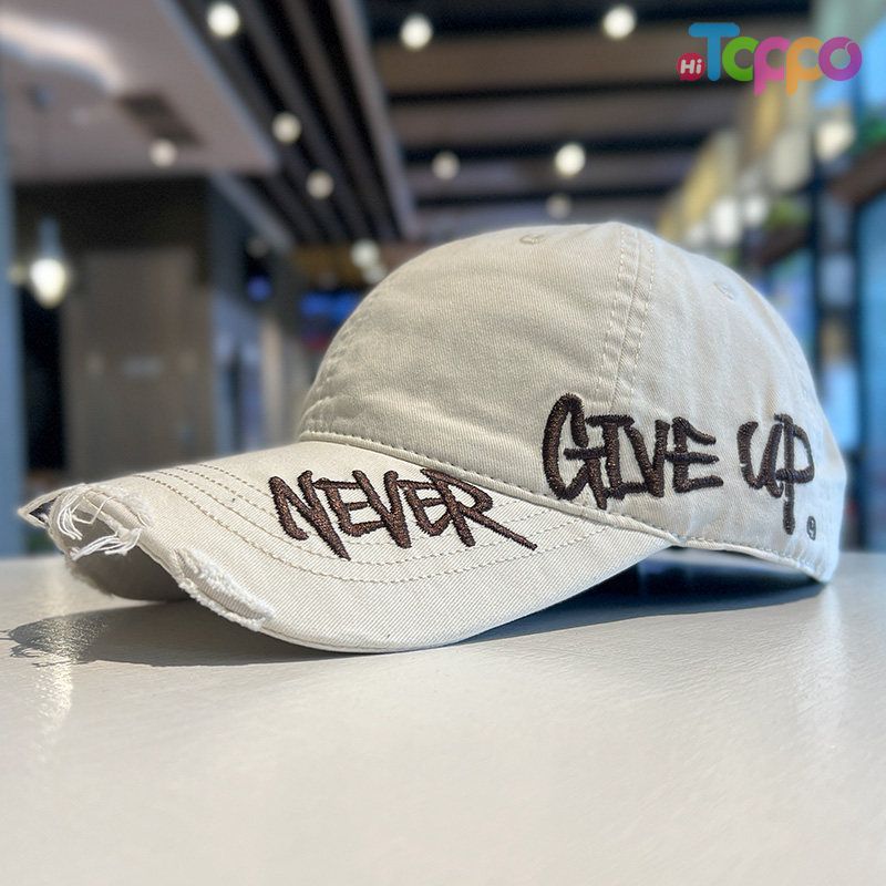 Hot Sale Adjustable Embroidery Soft Distressed Ripped Washed Baseball Cap 