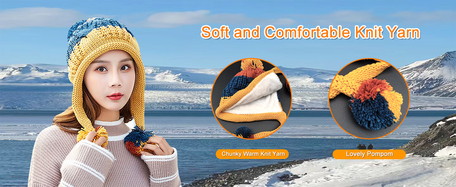 Soft and Comfortable Knit Yarn Hat