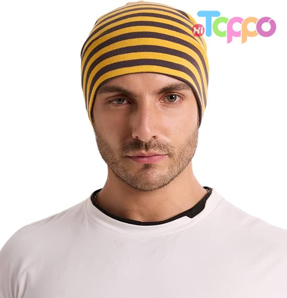 Custom Cotton Thin Slouchy Beanie Hat for Men Women Stretch Skull Cap