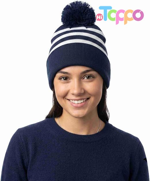 Hot Sale Unisex Striped Knit Beanie Hat